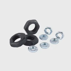 Customized Size GB ANSI Standard Black Finish Hexagonal DIN 439 GB 6172 Hex Thin Nut thumbnail-3