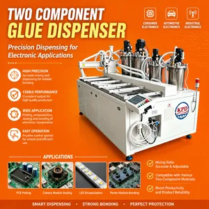 Two-Component Polyurethane Potting Adhesive Glue Dispensing Machinne Meter Mix Dispenser for New Energy Battery Potting / Charging Pile Potting thumbnail-1