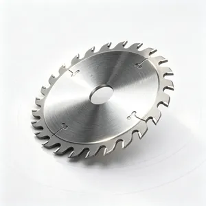 75Cr1 Scoring Saw Blade 100mm 24T ATB for Veneer Panel Scoring - AOMJNG thumbnail-1