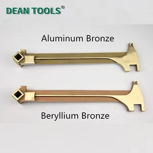 Non-Sparking Multifunction Drum Wrench 385mm Length 92mm Head Height 58mm End for Oil Drums thumbnail-3