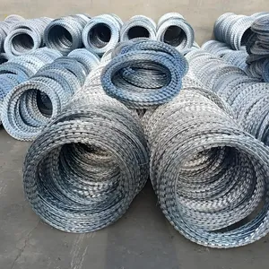 Barbed Wire for Farm Fencing, Galvanized 2.5mm, 4-Inch Spacing, Keeps Livestock Secure and Predators Out thumbnail-1