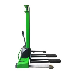 New Technology 500kg Self Loading Semi Electric Forklift Stacker for Sale thumbnail-1