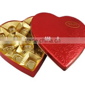 Heart Shape Chocolate Tin Box for Wedding Gift thumbnail-2