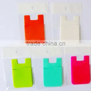 3m Sticker Silicone Smart Wallet/card Holder/ Phone Pouch thumbnail-1
