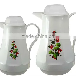 0.5L 1.0L Plastic Thermos Bottle Vacuum Flask One Color Design thumbnail-1
