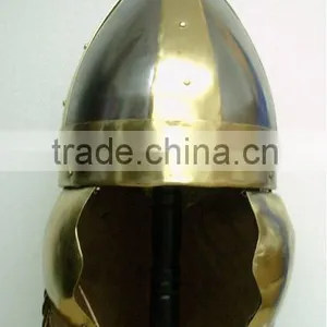 Metal Armour Helmet, Roman Helmet, Alexander Helmet, Warrior Helmet, German Helmet, Nautical Helmet, Antique Helmet Fire Helmet thumbnail-1