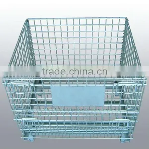Galvanized Foldable Wire Container in Store thumbnail-2