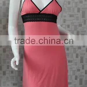 Red Cotton Sexy Lace Lady Lingerie thumbnail-1