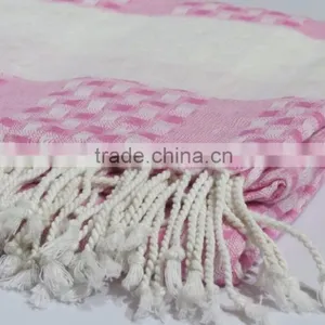 Turkish Towel Hammam Peshtemal Fouta Cotton Pareo Indian Manufacturer thumbnail-1