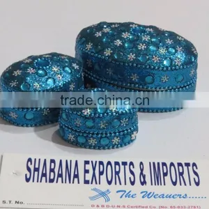 Rajashtani Jewelry Boxes Indian Trinket Aluminium Box Storage Case thumbnail-2