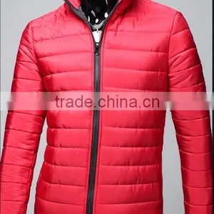 Winter Red Color Jacket Custom Men Light Down Jacket Wholesale thumbnail-1