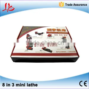 8 in 3 Mini Metal Multifunctional Lathe Modular Machine Tool for Wood and Soft Metal thumbnail-1