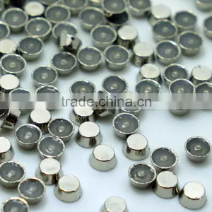 6mm/8mm/10mm Hot Fix Metal Fitting, Convex Bucket Hotfix Iron On Metal Studs thumbnail-1
