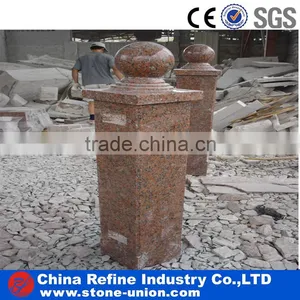 Red Granite Square Column thumbnail-1