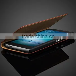 Simple Series Genuine Leather Case Flid Cover Case For Xiaomi Red Mi Note 2 Flid CASE With Six Colors MT-4375 thumbnail-5