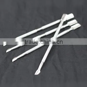 Full Metal Cuticle Pusher Nail Art Equipment Perfect Care Nails Pusher Pushers Stainless Steel Nail Tools thumbnail-5
