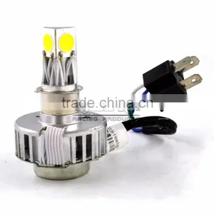BJ-HL-001 2500LM 18W 7-36V High/Low Beam Bright Xenon Motorcycle LED Headlights thumbnail-3