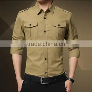 Factory Top Quality Cheap Price Cotton Custom Man Shirt thumbnail-4