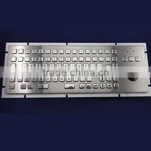 Stainless Steel Front Plate Metal Keyboard for Kiosk thumbnail-1