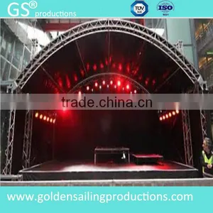 Aluminum Bolt Roof Truss Supported by Ground Tower Truss thumbnail-1