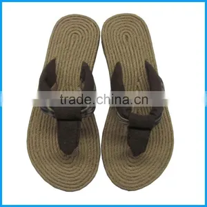 Rope Shape of Sole With Tubular Fabric Strap Flip Flop thumbnail-4