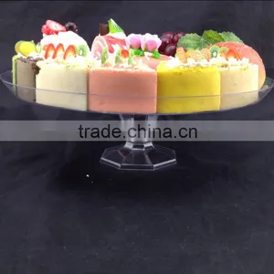 Crystal Dinner Set Stands 7'' Wedding Mini Cake Stand thumbnail-3