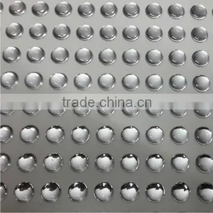 Epoxy Resin Self Adhesive Silver Dome Sticker for Decoration thumbnail-1