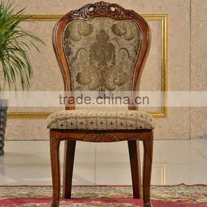 Best Seeling Carved Wood Chair Wood Dining Chair thumbnail-2