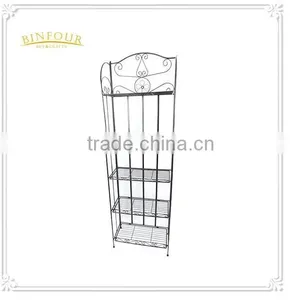 New 5 Tiers Metal Wire Mesh Book Shelf ,display Storage Shelf thumbnail-1