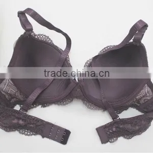 Thin Cup Sexi Young Girl Bra Transparent Lace Bra thumbnail-2