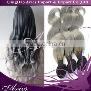 9a Grade Grey Human Hair for Braiding thumbnail-1