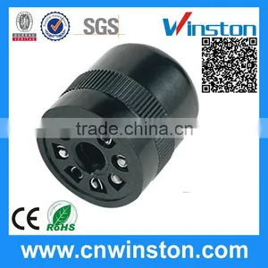 US-08 General Miniature 300V 10A 8 Pins Plastic Round Electrical Automotive Relay Socket With CE thumbnail-1