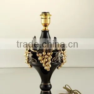 Black Real Gold Grape 16"Antique Vase Flower Art Ceramic Vase for Ceramic Decoration thumbnail-4