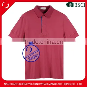 Custom Bulk Wholesale Plain Blank Polo Shirt for Men thumbnail-1