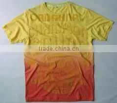 Orange Printed Cotton Shirts for Men thumbnail-1
