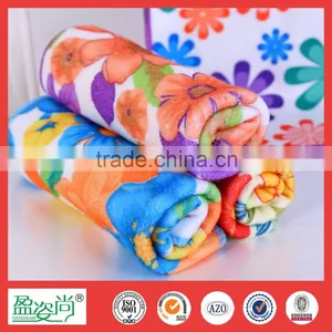 Wholesale Colourful 100% Cotton Floral Face Towel Highly Absorbent Made in China thumbnail-1