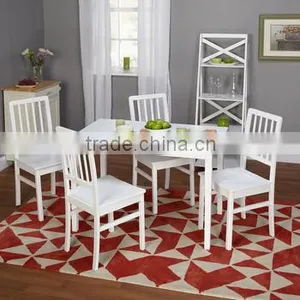Hot Sell in Made in China Cheap High Qunlity Folding Solid Wood Dining Room Furniture Table and Chair thumbnail-4