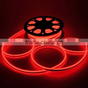 DC24V AC110V AC220V 8*17mm Flexible Double-sided Red LED Rope Light for LED Neon Sign thumbnail-1