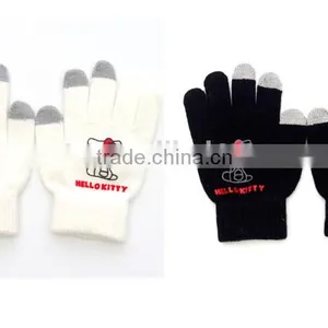 Best Gift for Christmas For Lovers Lovely Cartoon Patterns Touch Screen Gloves thumbnail-5