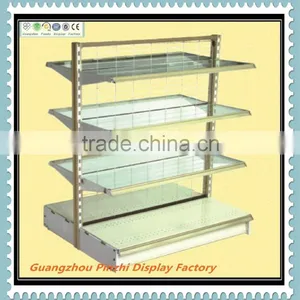 PZC-002 Wholesale Metal Convenience Grocery Goods Store Shelf thumbnail-4