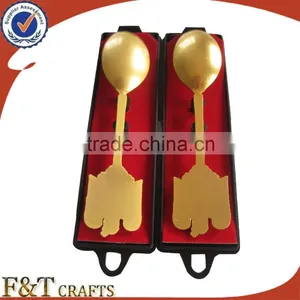 Zinc Alloy High Quality Pearl Gold Soft Enamel Spoon/metalspoon thumbnail-2