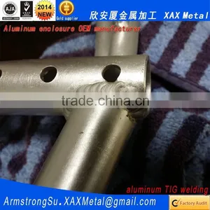 XAX33Alu OEM ODM Customized Laser Cut Bend Weld Sheet Aluminum Pressure Regulator Enclosure thumbnail-5