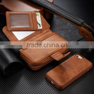 Factory Supply Attractive Flip Wallet Case for Iphone 5se thumbnail-4