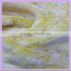 100% Acrylic Super Soft BOA Plush Knitting Fur Fabric Clothing Raw Material China thumbnail-1