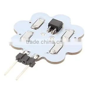 G4 3W 12x5630 SMD 240-270LM 3000-3500K Warm White Light Lotus Shaped LED Spot Bulb (12V) thumbnail-2