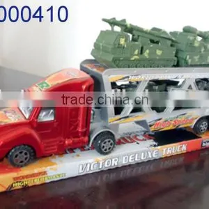 Toys Factory Cheap Toy Plastic Military Army Trucks With Tank and Car thumbnail-3