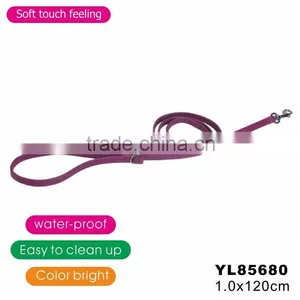 Resistant to Dirty Water Proof TPU Leather Soft Touch Feeling Rainbow Dog Leashes thumbnail-3