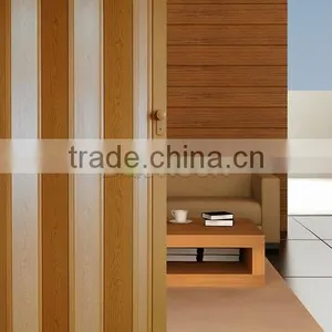 Pvc Folding Door With Pvc of 8mm Thickness With Rigid Hinge thumbnail-1