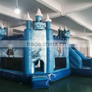 Inflatable Bounce Movable House With Slid thumbnail-1