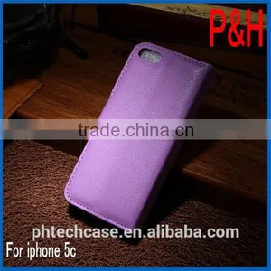 Hot Products Leather Case for Iphone 5C. Leather Cheap Mobile Phone Case thumbnail-4